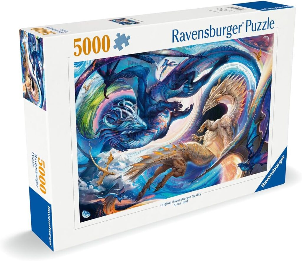 Puzzle De 300 Piezas Para Adultos: Dragón En Acuarela, Tamaño 40x28 Cm, Entretenimiento Creativo Y Educativo, Ideal Para Decorar Y Regalar